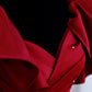 Robe de soirée longue en satin bordeaux coupe trapèze nv1966