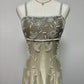 Goldgelbes Retro-Mode-Farbverlauf, exquisites, perlenbesetztes langes Tüll-Ballkleid, Abendkleid, Partykleid nv3701