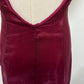 Robe de soirée élégante en satin rouge foncé bordeaux, style rétro, simple, brillante, exquise, à lacets, avec perles, longue, robe de bal, robe de soirée, robe de soirée nv3709
