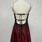 Robe de soirée longue en tulle perlé bordeaux, dégradé de mode rétro, exquise, robe de bal, robe de soirée nv3702