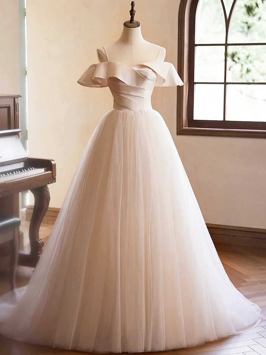 Wunderschönes Ballkleid mit Spaghettiträgern, bodenlang, ärmellos, rückenfrei, Abendkleid, Ballkleid, NV1867