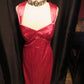 Robe de soirée élégante rose à bretelles, longue, dos nu, en satin, longueur au sol, traîne, robe de bal formelle, robe de soirée, nv3660