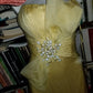 Robe de soirée longue en tulle, élégante et vintage, couleur jaune crème, épaules dénudées, longueur au sol, robe de bal, robe de soirée nv3714