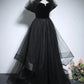 Robe de bal noire chic et magnifique en perles et strass, coupe trapèze/princesse, col haut, sans manches, dos nu, longueur au sol/longue, robe de soirée formelle, nv2643