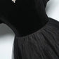 Robe de bal noire chic et magnifique en perles et strass, coupe trapèze/princesse, col haut, sans manches, dos nu, longueur au sol/longue, robe de soirée formelle, nv2643