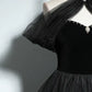 Robe de bal noire chic et magnifique en perles et strass, coupe trapèze/princesse, col haut, sans manches, dos nu, longueur au sol/longue, robe de soirée formelle, nv2643