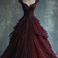 Purple/green/blue/red/black gorgeous fashion shiny long tulle ball gown nv3357