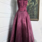 Burgunderrotes, elegantes, glänzendes, mit Perlen besetztes, langes Tüll-Ballkleid, Abendkleid, Partykleid, NV2608