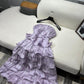 Schulterfreies, gewelltes, gestuftes Mini-Partykleid, Geburtstags-Outfit, Abendkleid, Ballkleid nv2049