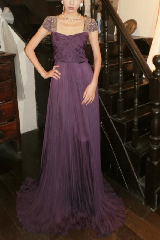 Vintage langes formelles Abendkleid/Ballkleid NV6579