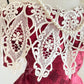 Robe de soirée longue en satin rose rétro élégante à motif floral camélia rouge, robe de bal exquise en dentelle, robe de soirée nv4099