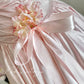 Robe de bal de promo, robe de soirée, robe de fête d'anniversaire, robe de bal, robe de mariée, robe de Quinceanera, robe A-jupe élégante, rose pâle, rétro, à paillettes, mi-longue/courte, en satin, nv4101