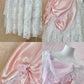 Robe de princesse rose rétro élégante en dentelle, robe longue de cérémonie pour adulte, robe d'anniversaire, robe de bal, robe de soirée nv4094