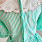 Robe de soirée courte en mousseline de soie, col babydoll et manches bouffantes, brodée de petites roses, style vintage élégant, robe de bal, robe de soirée, robe de bal, robe de demoiselle d'honneur ...