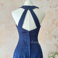 Robe de soirée élégante et sexy, style rétro, col licou, paillettes exquises, perles, pompons, longue, slim, robe de bal, robe de cérémonie pour adulte, robe d'anniversaire, robe de bal nv4098