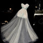 Robe de soirée longue/courte en tulle, robe de bal, robe de soirée ...