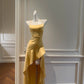 NiceVestidos - Robe de soirée longue à bretelles jaunes, robe de bal Hoco NV5487