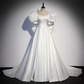 Weiß fleck Langes Ballkleid Abendkleid Hochzeitskleid nv121