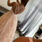 Light Pink One Shoulder Appliques Prom Dress with Pockets nv689