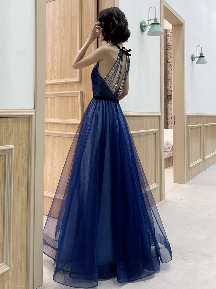 ROBE DE BAL LONGUE EN TULLE ÉLÉGANTE ROBE DE SOIRÉE nv610