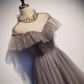 Einzigartiges langes Ballkleid aus Tüll, Abendkleid aus Tüll nv590