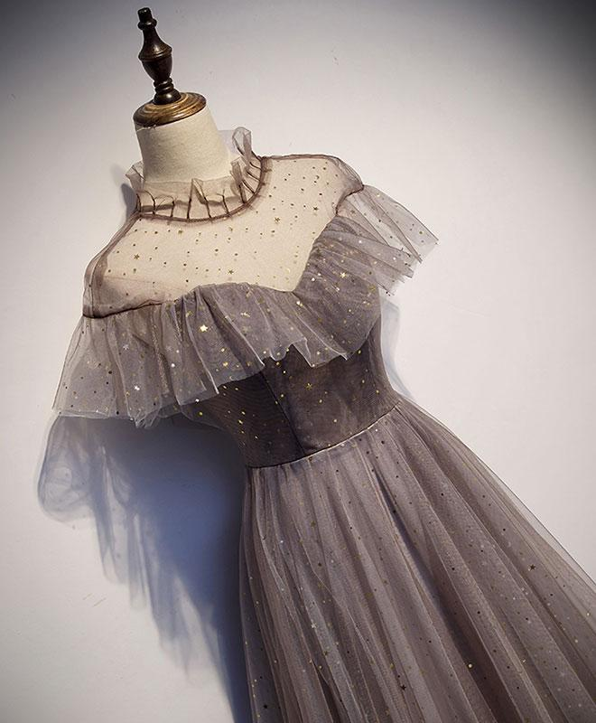 Einzigartiges langes Ballkleid aus Tüll, Abendkleid aus Tüll nv590