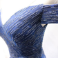 Glänzende schulterfreie, marineblaue, lange Ballkleider, schulterfreie, blaue Abendkleider nv608