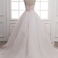 Chic Ball Gown Tulle & Organza Wedding Dresses with Beaded Embroidery & Ruffles nv605