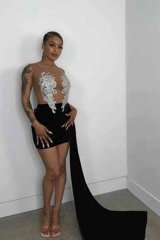 Geburtstagsverhalten Sexy Kleid nv901