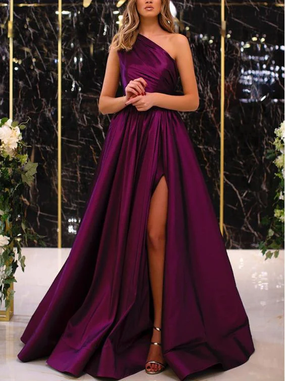 Robe de bal élégante à une épaule Born nv483