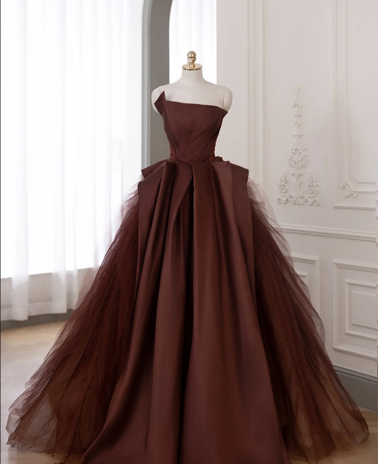 High-End-Hochzeit Braut Brautkleid Tube Top war dünn Bankett Abendkleid NV550