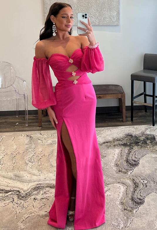 Robes de bal longues et sexy, robes Hoco, robes de soirée nv1029