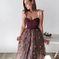 A-Linie langes Abendkleid Ballkleid nv536