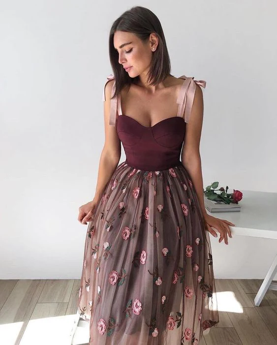 A-Linie langes Abendkleid Ballkleid nv536
