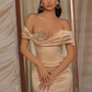 Robe de bal longue sirène à paillettes nv160