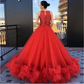 Atemberaubendes, bauschiges, mit Pailletten besetztes Queen-Size-Plissee-Kleid für formelle Abendveranstaltungen, Partys, Abschlussball, Ballkleid, NV199
