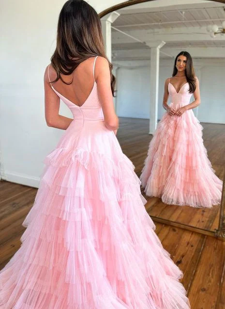 Robe de bal unique décolleté en V profond, robe longue de retour à la maison, robe de mariée, robe de soirée, robe de soirée, robe de soirée de remise de diplôme nv1037